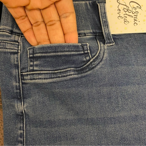 NWT Cosmic Blue Love Indigo Jeggings: Size 14 - Picture 6 of 9